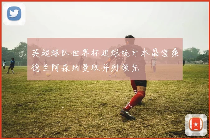 英超球队世界杯进球统计水晶宫桑德兰阿森纳曼联并列领先